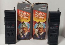 Stranger Things Two 2 Realistic Walkie Talkies TRC 213 One Works W Boxes Read