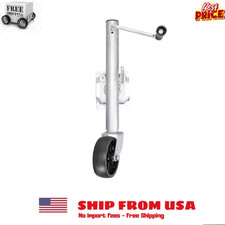 1000 Lbs. Side-wind Bolt-on Trailer Jack With Wheel