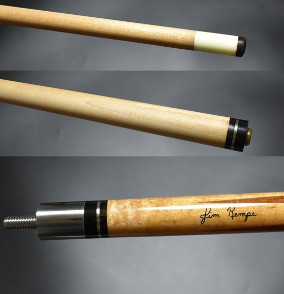 vintage Adam LEGEND Cue Jim Rempe 18T Piloted Joint Lizard