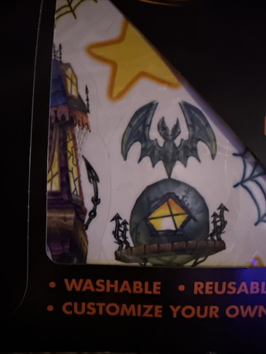 2001 reusable/washable Halloween extreme window themes window decorating kit - Picture 17 of 18