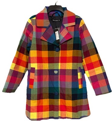 Dangerfield Checked/Gingham Lined Coat Size 10 | eBay