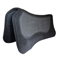 Westernpad Filz schwarz 76 cm Aeropren stoßdämpfend anatomisch