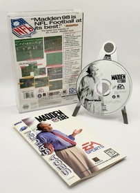 Madden: NFL 98 (Sega Saturn, 1997) CIB, Tested