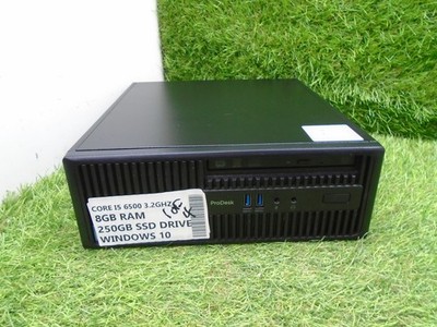 HP ProDesk 400 G3 SMALL i5-6500 3,2GHZ 8GB PC 250GB SSD Windows 10 TOWER SFF UK