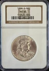 1958 D Franklin Half Dollar NGC MS 64 FREE SHIPPING