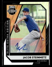 2021 Panini Elite Extra Edition #103 Jacob Steinmetz Signatures
