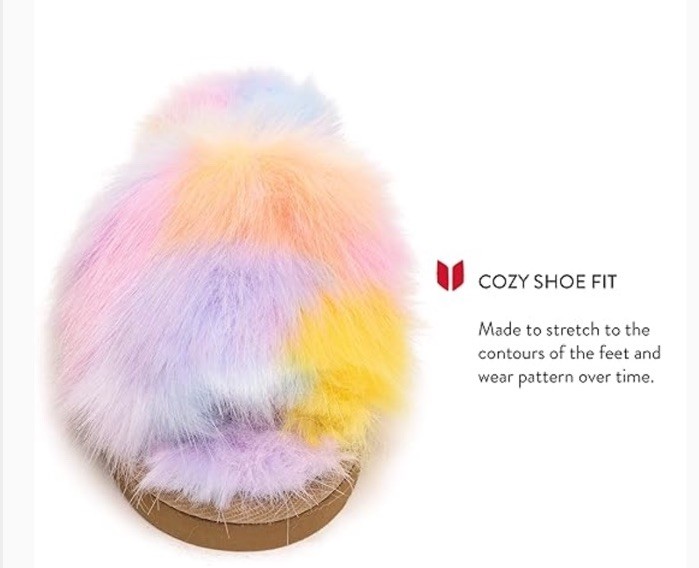 Minnetonka Women's Lolo, Pink Unicorn Size 9 New