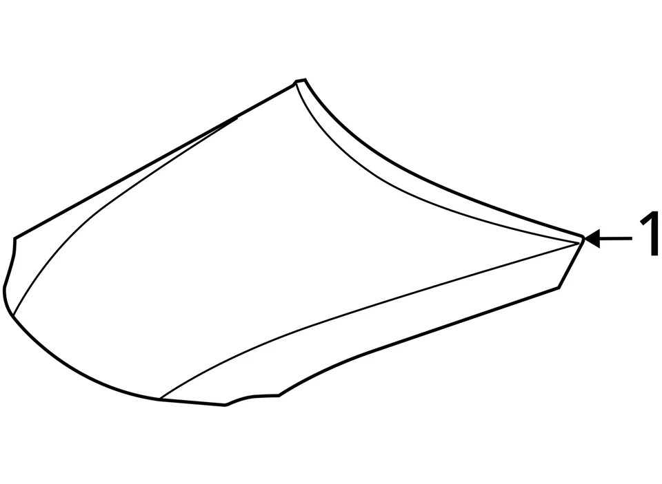 HOOD Lexus IS250 IS350 06 07 08 09 10 11 12 13 14 15 Blue 1411767 Foto 4 de 4