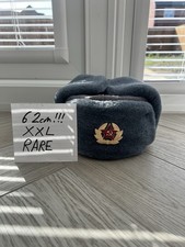 Soviet M69 Ushanka Hat – Size 62 (XXL) – RARE SIZE – Very Good Issued Condition