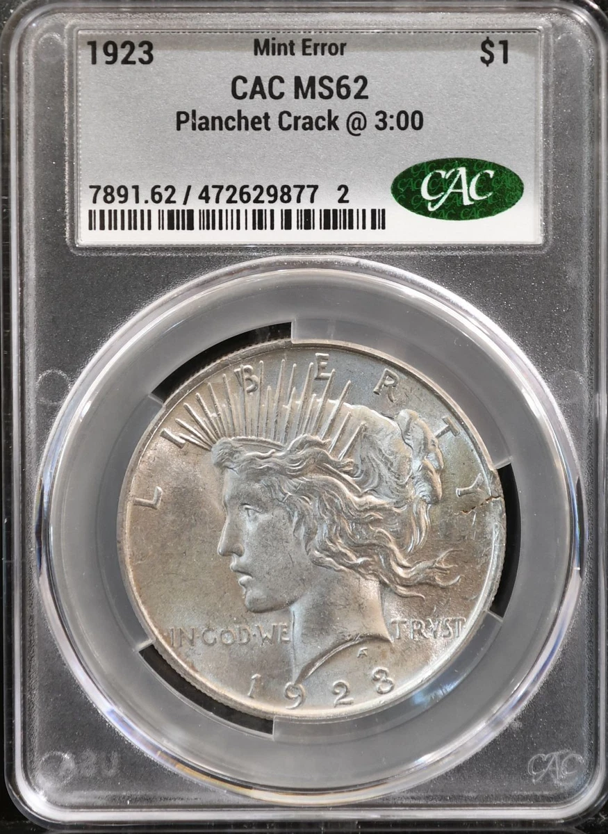Uncirculated Peace Dollar 1923 Year US Coin Errors for sale | eBay