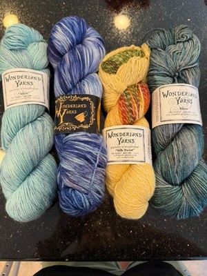 NEW Wonderland Hand Dyed DK WT Knitting Yarn - LIMITED EDITION (LOT)