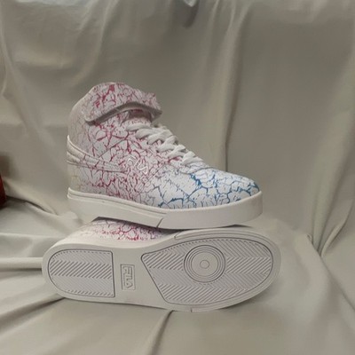BRAND NEW-FILA Vulc 13 Crackle All Over High Top Unisex Kids