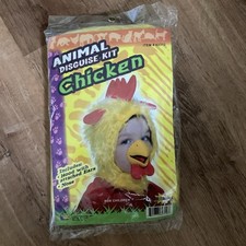 Chicken Chick Hood and Nose Mask - Costume Accessory Child Halloween Brand New