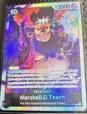 Marshall.D.Teach (SP) (Gold) OP09-093 Legacy of the Master Foil