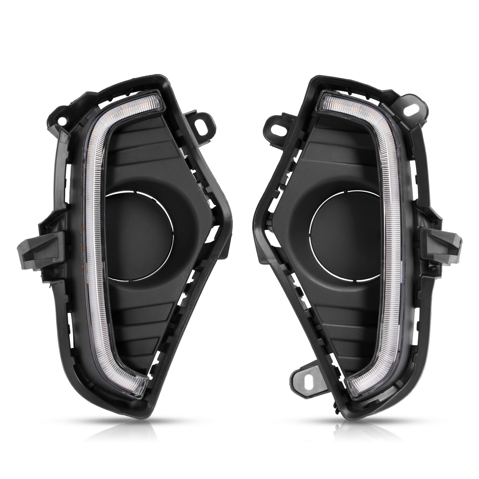 For Toyota RAV4 2019-2025 LED  Front Bumper Fog Light & DRL Kits Driving Lamps