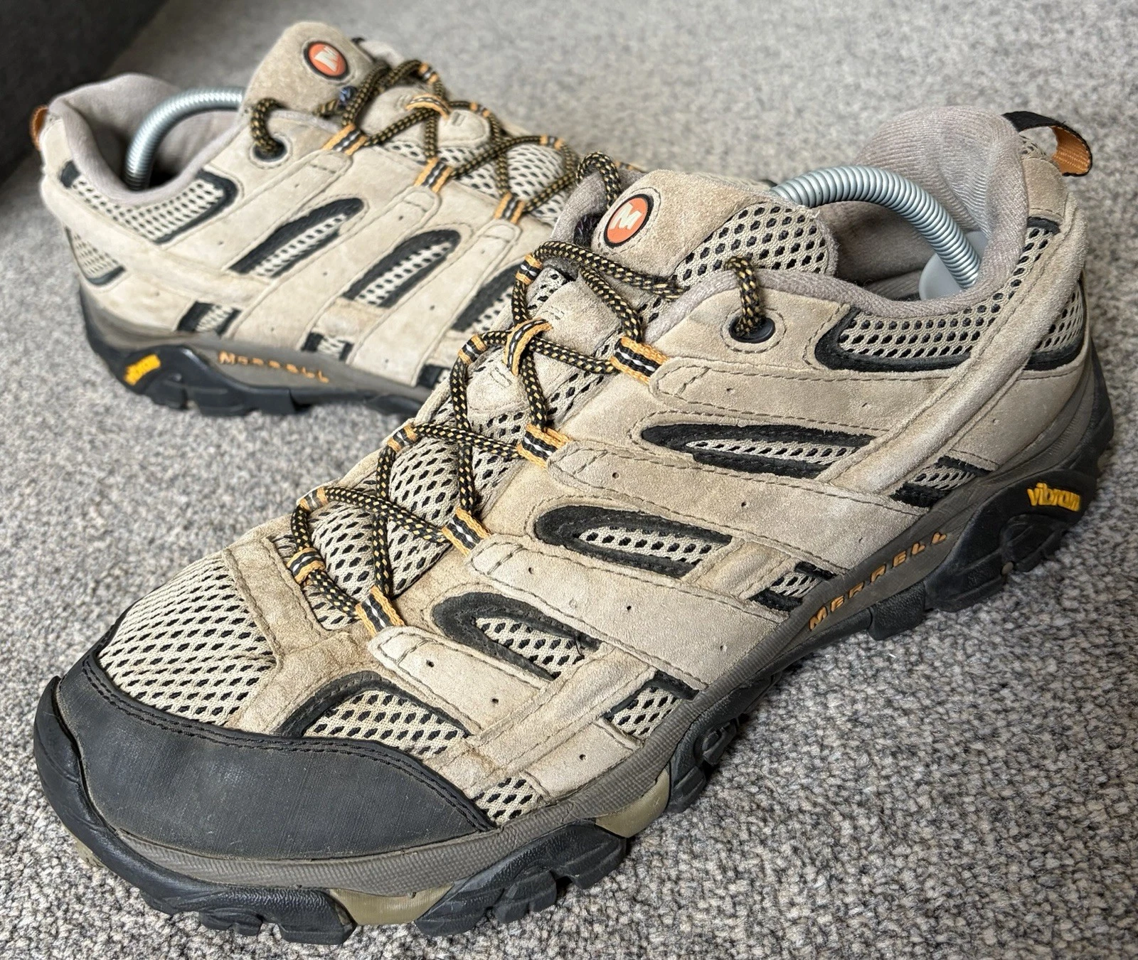 Merrell Moab 2 Ventilator Mens Trail Walking Shoes Size UK 11 Brown (J598231)