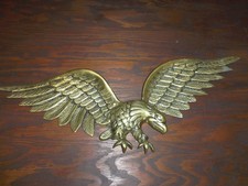 Großer Wandadler, Adler aus Messing, 1950er B 71cm 4Kg