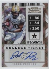 2020 Contenders Draft Picks College Diamond Ticket 1/15 Jared Pinkney Auto 0q2