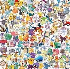 200 Pc Pokemon Stickers Collection