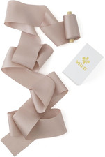 Dusty Rose Silk Ribbon 2 Inch Mauve Silk Ribbon Pure Silk Hair Ribbon Vintage...