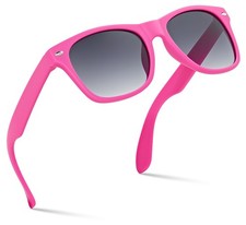 Retro Rewind Kids Sunglasses for Boys Girls Age 3-12-Shatterproof Rubberized