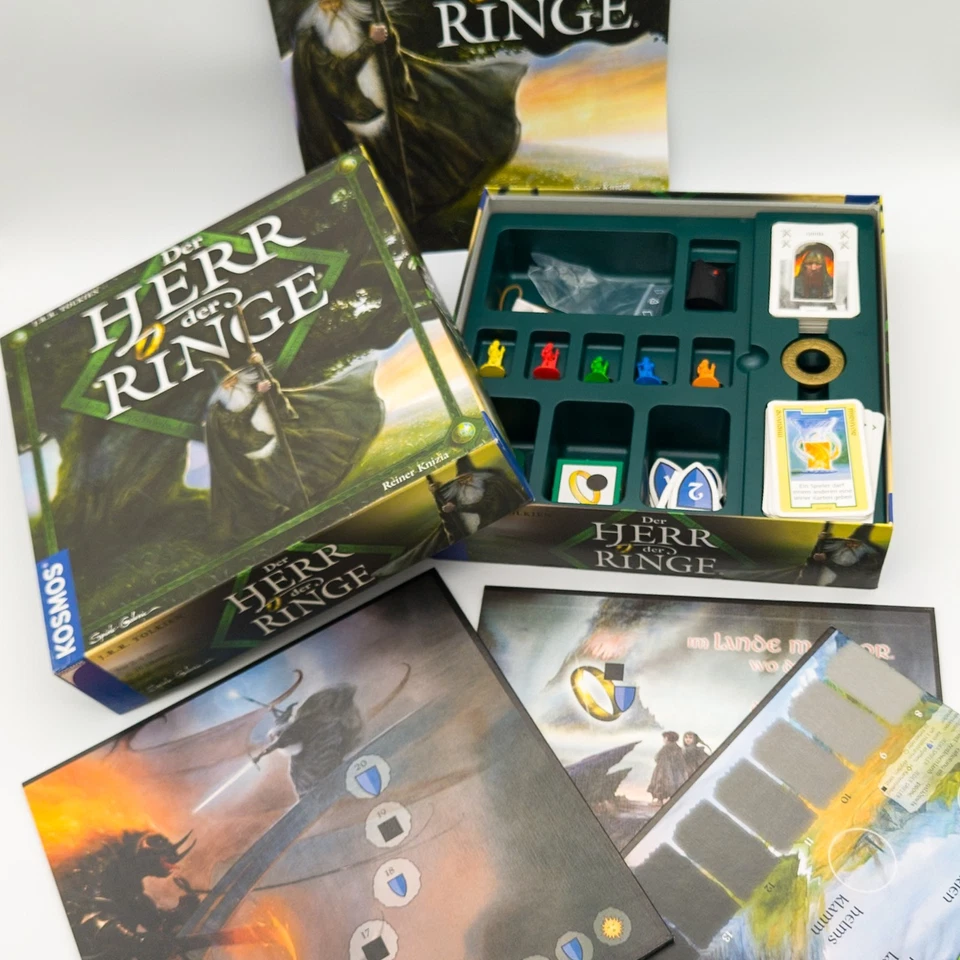 KOSMOS Der Herr der Ringe Brettspiel komplett 2000 Sammelzustand - Bild 3 von 4