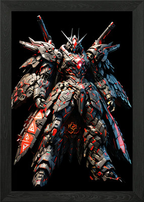 The Mecha Robot - MC 101 Titan gerahmtes Wandbild Poster Leinwanddruck Bild