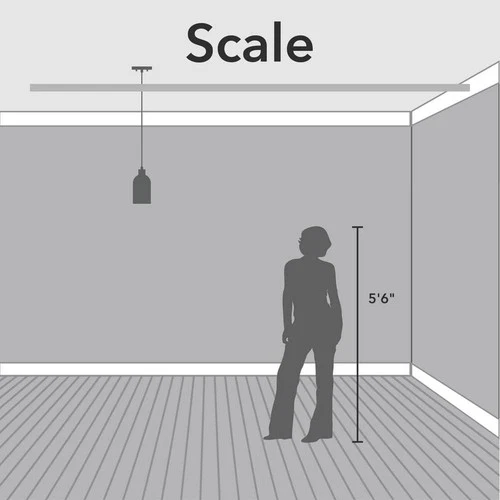 Hunter Lochmeade 1-Light Alturas Gold Mini Pendant Light Clear Seeded Glass - Picture 8 of 12