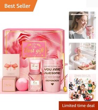 Birthday Gifts for Women, Mom, Sister, Friend: Unique Pink Self Care Spa Rela...