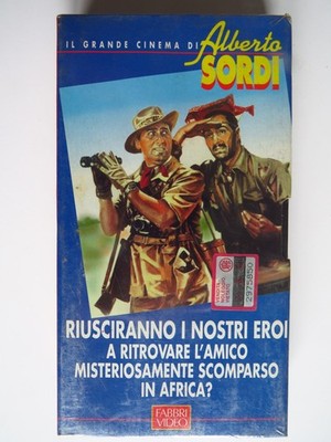 Unsere Helden werden ihren Freund finden.. VHS Film Alberto Sordi NEU!!!