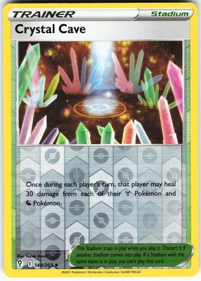Crystal Cave 144/203 Pokemon SWSH07: Evolving Skies Reverse Holo Uncommon NM/LP