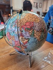 Ravensburger Earth World Globe 540 Piece 3D Jigsaw Puzzle FUN Complete W/Flaws