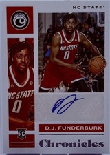 2021 Panini Chronicles DP D.J. Funderburk Rookie Signatures #CR-DJF Autograph
