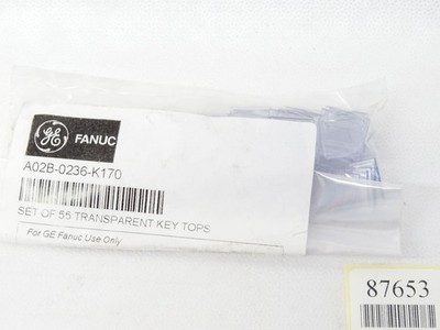 Fanuc A02B-0236-K170 / Set of 55 transparent Key Tops / Neu