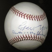 ROBERT YOUNG - BASEBALL SIGNED