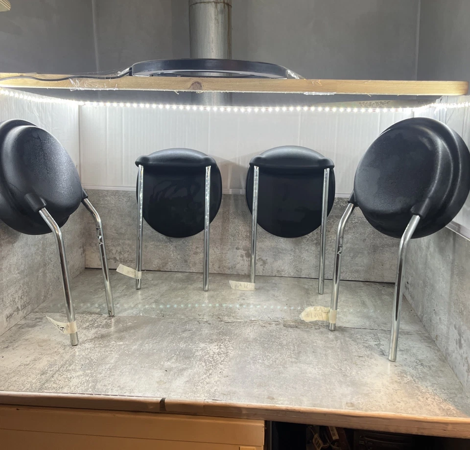 2014 Fiat 500 Sport Front & Rear Black Headrests . Full Set Of 4 - Image 2 of 4