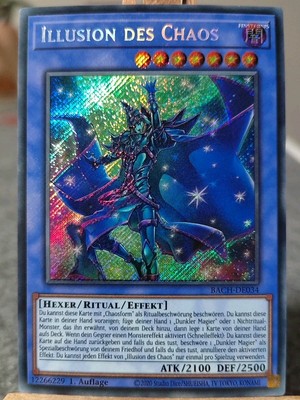 ILLUSION DES CHAOS - BACH-DE034 Secret Rare / 1. Auflage Near Mint Deutsch 