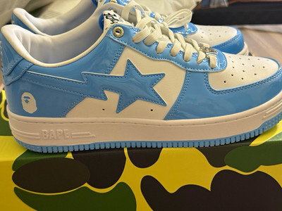 A Bathing Ape BAPE STA Bapesta Men s Low Top Colorblock Lace-Up Sneakers