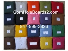 CORNHOLE BAGS (Corn Hole/Baggo/Bean Bag Toss/Yard Game) | Set of 8 | Heavy Duty 