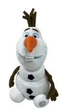 Disney Store Frozen Olaf Snowman Plush Stuffed Animal 13" Plus Antlers