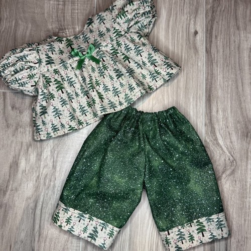 16” Cabbage Patch Kids Doll Clothes Christmas Trees Pants Outfit - Picture 2 of 3
