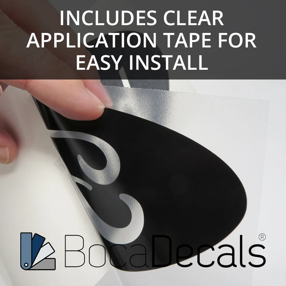 BocaDecals 2015-2023 Ford F150 Emblem Overlay Insert Decals (SET OF 2) - Image 4 of 4