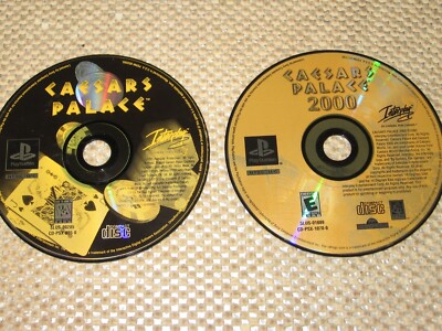 Caesars Palace & Caesars Palace 2000 for Sony PS1 Casino Gambling