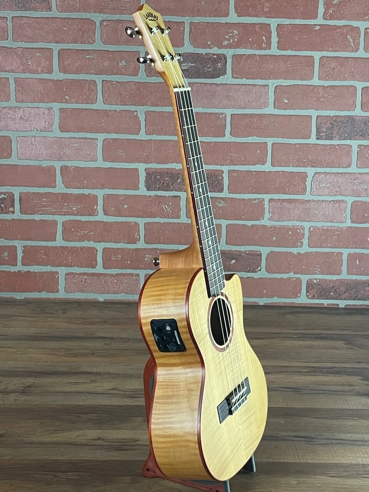 Lanikai Flame Maple Tenor Acoustic-electric Ukulele - Image 4 of 4