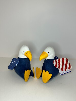 TARGET BULLSEYE PLAYGROUND plush EAGLE 4th of July Patriotic NEW 5.5''