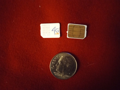 Lot of 2 U.S. Cellular CDMA Nano Size Sim Cards NOT FOR ACTIVATION ...