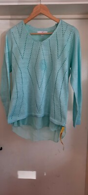 Julipa Pullover mit Pailletten und Reißverschluss hinten (Markierung)   UK 12/14   Damen