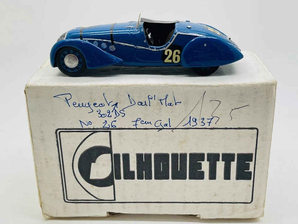 REPLICAS PEUGEOT Darl'mat 302 DS n°26 Le Mans 1937 Pujol - Contet  1.43 - Photo 4/4