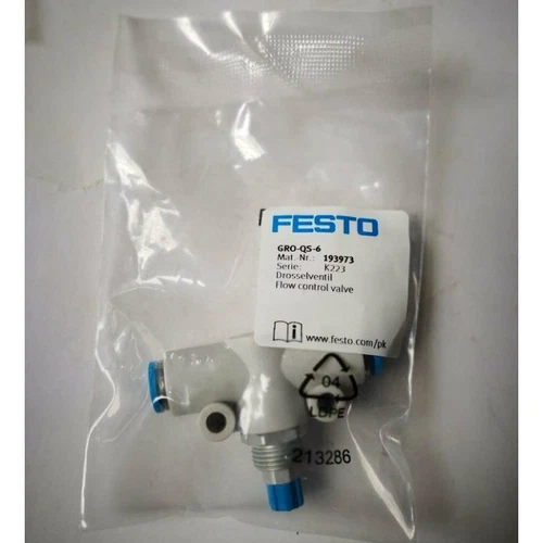 Festo GRO-QS-6 193973 Drosselklappe Neu One GROQS6 Kostenloser Versand - Bild 1 von 3