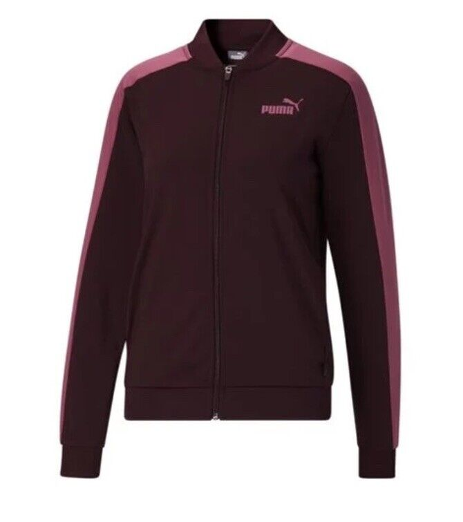 Puma Women's Purple Contrast Tricot Jacket 2X New